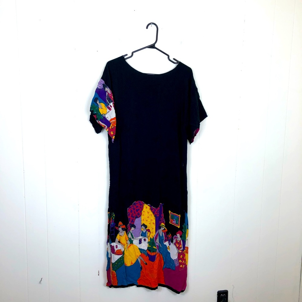 Vintage Miss Gloria‎ Boutique Maxi Dress Sz M
